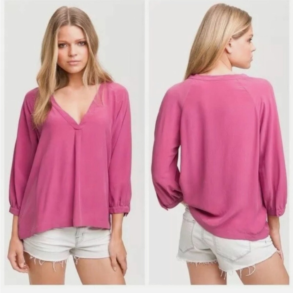 Joie 100% Silk Shirt Size Medium